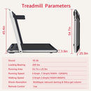 2 in 1 Under Desk Treadmill 2.5HP Folding Electric Machine