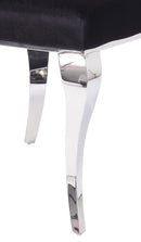 Fabiola Upholstered Stainless Steel Dining Chair by HouseOfZazla