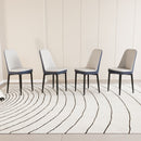 Modern Dining Chair With Cushions And Metal Legs by HouseOfZazla