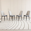 Modern Dining Chair With Cushions And Metal Legs by Unique Piece Furniture