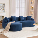 Combined Sofa With 4 Pillows by HouseOfZazla