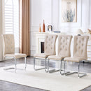 Elegant Design Upholstered Dining Chairs