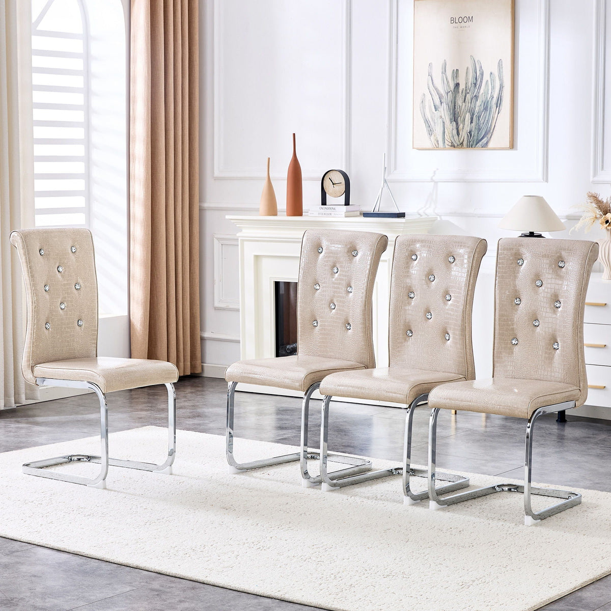 Elegant Design Upholstered Dining Chairs, photo 19 of 24