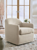 Valwick - Swivel Accent Chair - Cream / Brown by Unique Piece Furniture