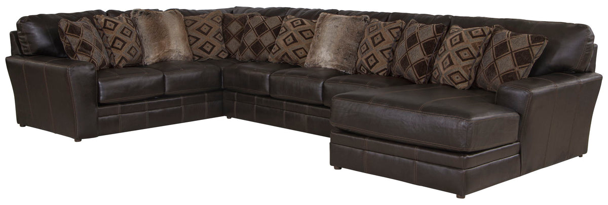 Denali - Italian Leather Match Sectional, photo 6 of 40