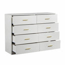 Modern Drawer Dresser For Bedroom, Ample Storage Wide Chest Of Drawers by HouseOfZazla