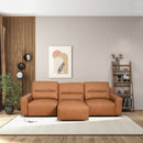 Grant - Triple Power Convertible Sofa - Cognac by HouseOfZazla