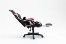 Cute Cat Gaming Chair with Paw Lumbar Cushion