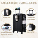 20" / 24" / 28" 3 Pieces / Set Spinner Wheel Luggage, Carry On Suitcase, With Cup Holder & USB Port & Phone Holder by HouseOfZazla
