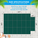 16 x 32 Ft High Strength Pool Safety Cover for Inground Pools by HouseOfZazla