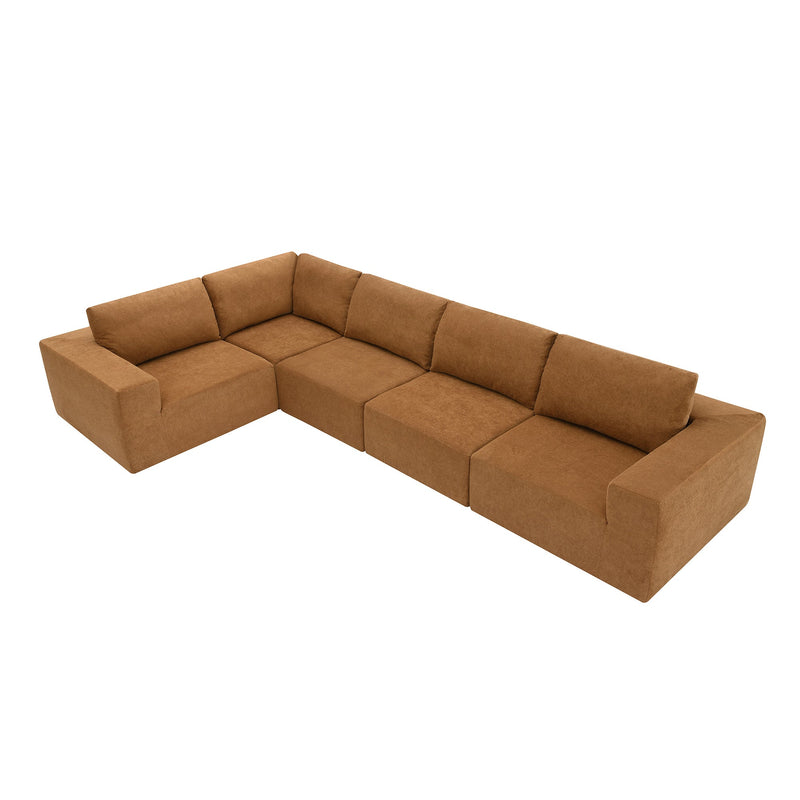 Walker Edison | Modular L-Shaped Sectional Sofa