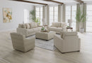 Hyde Park - Fabric Swivel Chair - Beige