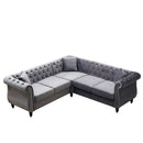 Streamline Modern L-Shaped Corner Sofa by HouseOfZazla