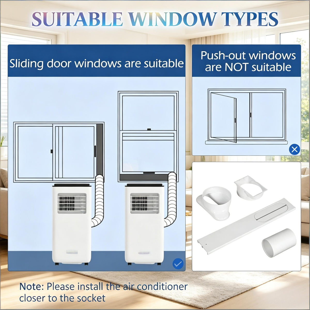 Portable Air Conditioner with Powerful Cooling and Multiple Modes, photo 2 of 8