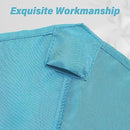 9' Patio Umbrella Replacement Canopy Outdoor Table Market Yard Umbrella Replacement Top Cover, Turquoise