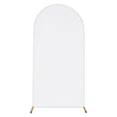 Arch Backdrop Stand Cover White Spandex Fabric by LJGDeals