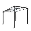 Outdoor Pergola, 10' x 10' Hardtop Gazebo for Yard by HouseOfZazla