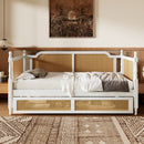 Traditional Style Rattan Daybed, No Box Spring Needed by HouseOfZazla