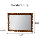 Vintage Wooden Carved Wall Mirror