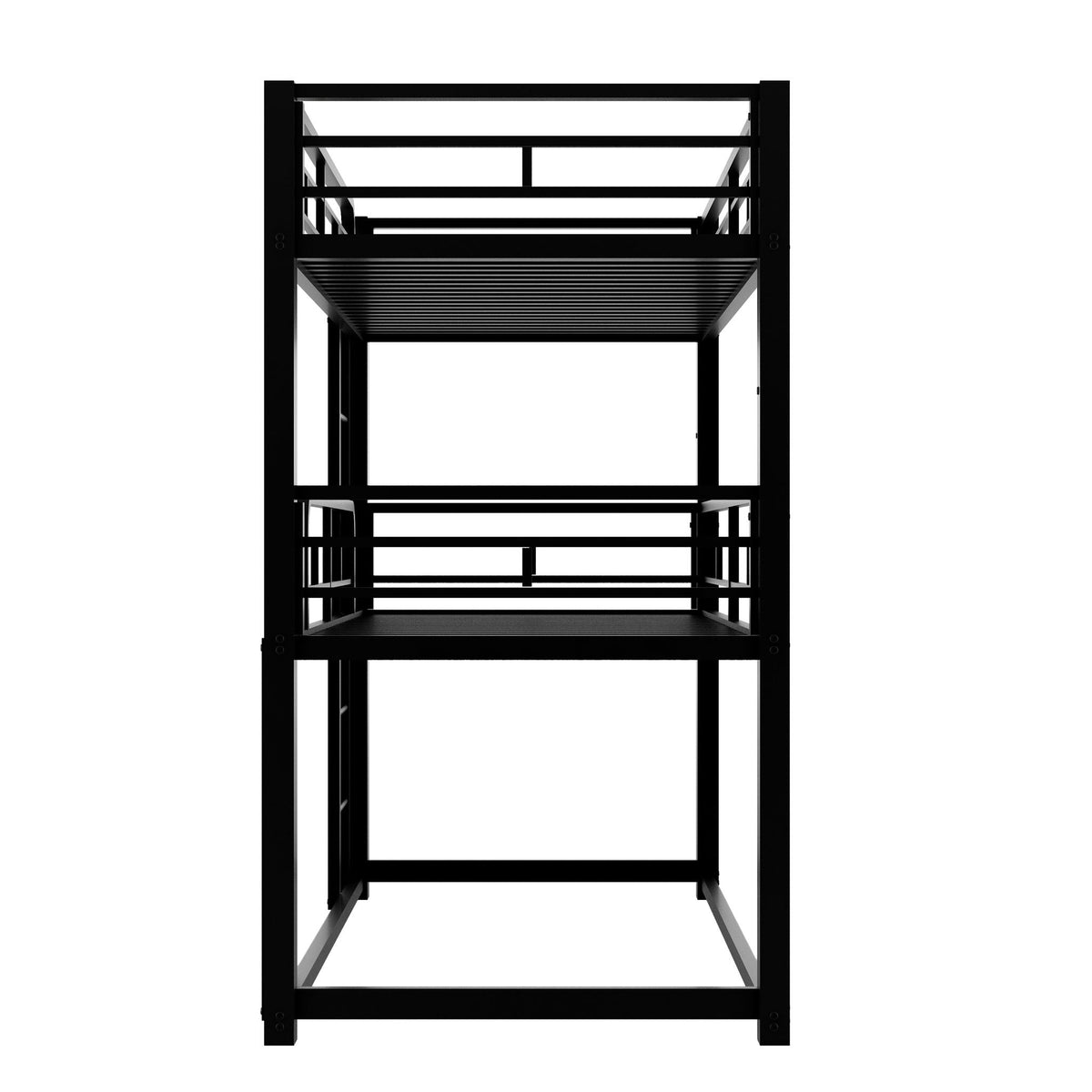 Triple Bunk Bed With Sturdy Construction And Space Saving Design, photo 10 of 16