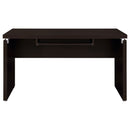 Ulloa - L Shaped Office Desk With Slide Out Keyboard Tray And Storage Drawers - Cappuccino