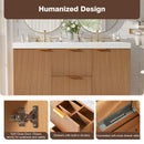 Modern Wall Mounted Bathroom Vanity, Soft Close Doors by HouseOfZazla
