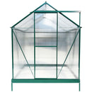 Polycarbonate house, Heavy Duty Outdoor Aluminum Walk-In House Kit With Rain Gutter, Vent And Door For Backyard Garden by HouseOfZazla