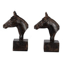 S/2 5.1x4x8' Horse Bookends by HouseOfZazla