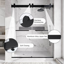 48 inches x 76 inches Double Sliding Shower Door in Matte