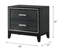 Haiden - Weathered Nightstand by Unique Piece Furniture