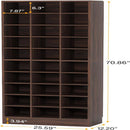 10 Tier Shoe Storage Cabinet With 30 Cubbies by HouseOfZazla