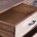 Rustic 2 Drawer Kitchen Island - Multi by Unique Piece Furniture