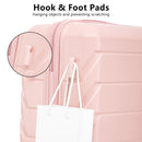 3 Pieces Set 20" / 24" / 28" Spinner Wheel Luggage With Combination Lock by HouseOfZazla