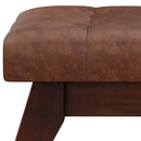 Draper - Upholstered Mid Century Tufted Ottoman Bench by Unique Piece Furniture