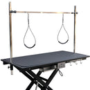 electric pet grooming table, 110V/220V professional groomer recommend super Deluxe electric pet grooming table, 110V/220V professional groomer recommend height adjust from 8 up to 36inch BLACK COLOR