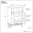 Banting - Bar Cabinet - Walnut Brown