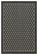 Sunshine - 5'3" X 7'3" Indoor, Outdoor Polypropylene Area Rug - Anthracite