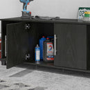 Systembuild Evolution Camberly - Shoe Storage Bench - Black Brown by Unique Piece Furniture