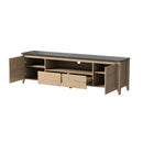 58 Inches Modern TV stand with LED Lights Entertainment Center TV cabinet with Storage for Up to 80 inch for Gaming Living Room Bedroom