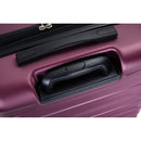 3 Piece Luggage Sets PC Lightweight & Durable Expandable Suitcase with Two Hooks, Double Spinner Wheels, TSA Lock, (21/25/29) Wine Red