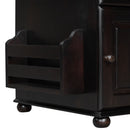 Vintage Flip Top Side Table With USB Ports
