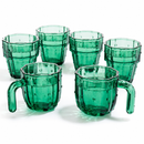 Cactus Stackable Glasses, Set of 6-10 oz