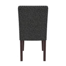 Upholstered Dining Chair With High Back Design (Set of 2) by HouseOfZazla