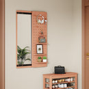Wall Mounted Full Length Mirror With Shelf And Hook by HouseOfZazla