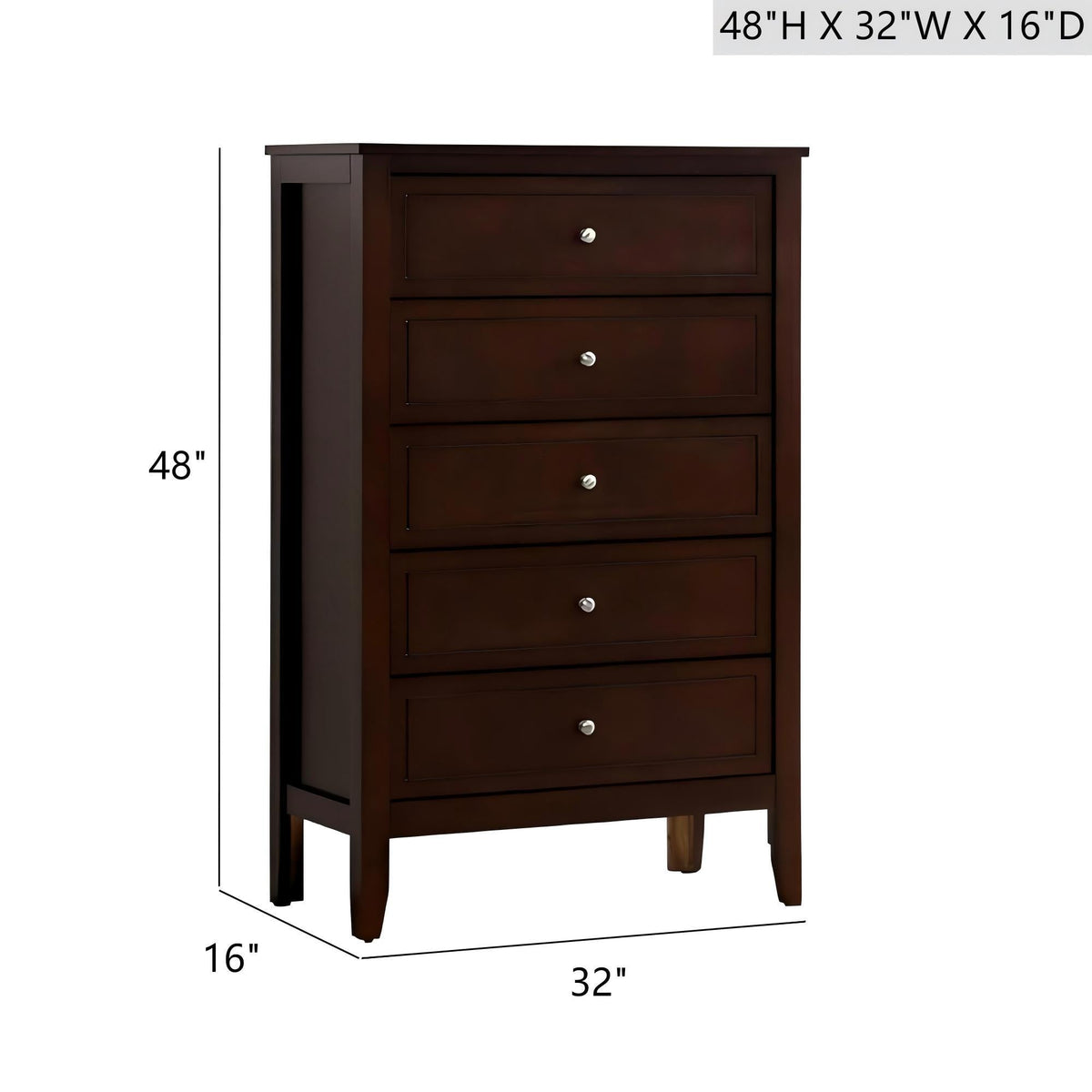 Daniel - Chest, 5 Drawer Storage Unit, photo 29 of 40