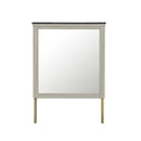 Augusta - Mirror With Sleek Frame, Large Scale Mirror For Dresser - Beige Brown by Unique Piece Furniture