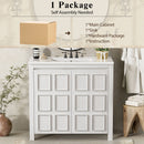 Bathroom Vanity Organizer With Sink, Combo Cabinet Set, Bathroom Storage Cabinet by HouseOfZazla