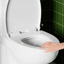 Gloss Tornado Flush 1 Piece Elongated Toilet With Siphonic Side Press, ADA Comfort Chair Height - Gloss White by HouseOfZazla