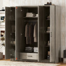 4 Door Wardrobe With 1 Drawer by Unique Piece Furniture