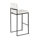 Fuji - Contemporary High Back Barstool Elegant Design by HouseOfZazla